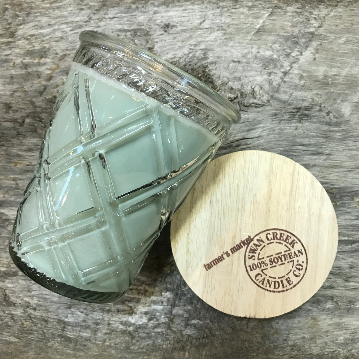 Farmers Market  - Vintage Glass Jar Candle